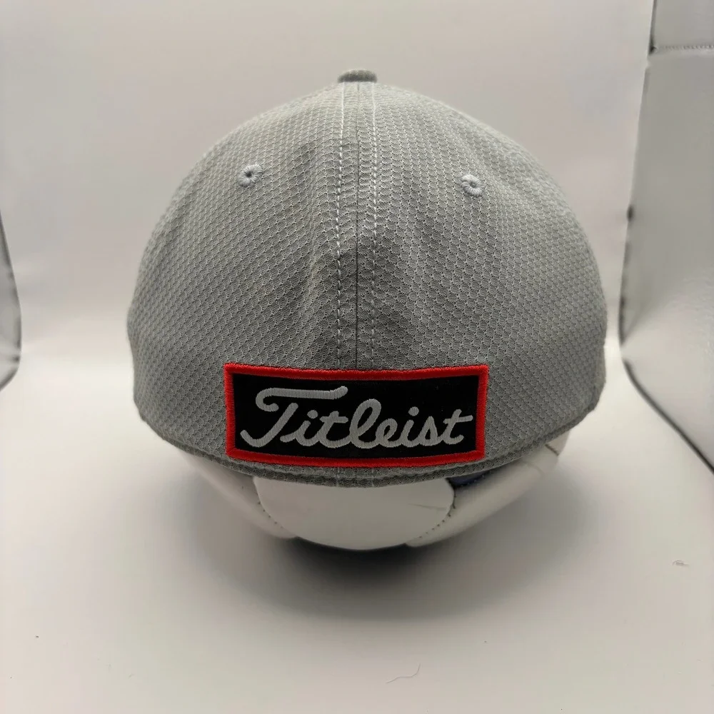 Titleist Pro V1 Golf Cap Hat Grey S/M FootJoy‎ Flexfit Performance